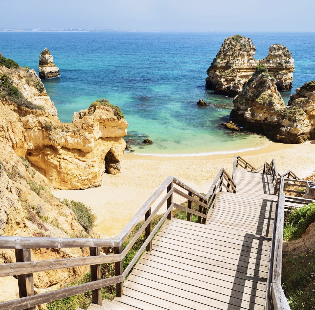 Belles plages et littoral escarpé - Algarve